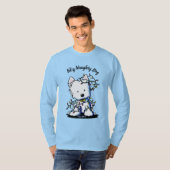 T-shirt KiniArt enchanté Westie (Devant entier)