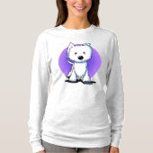 T-shirt KiniArt Floppy Ear Westie (Devant)