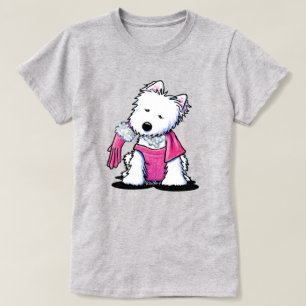 T-shirt KiniArt Glamour Westie 