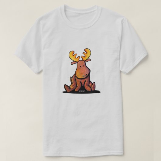 T-Shirt KiniArt Groovy Moose (Design devant)