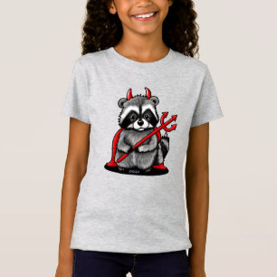 T-shirt KiniArt Halloween Raccoon