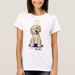 T-Shirt KiniArt Life Is Golden DOODLE