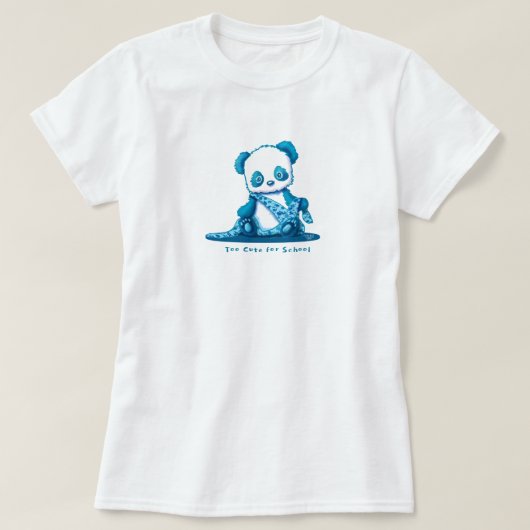 T-shirt KiniArt Panda Cub (Design devant)
