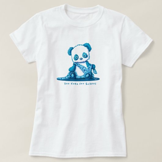 T-shirt KiniArt Panda Cub (Design devant)