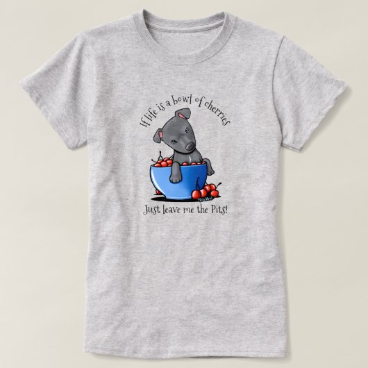 T-shirt KiniArt Pitbull (Design devant)