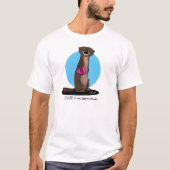 T-shirt KiniArt River Otter (Devant)