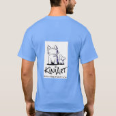 T-shirt KiniArt roseFlamingo Westies (Dos)