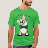 T-Shirt KiniArt Saint-Patrick Corgi (Devant)