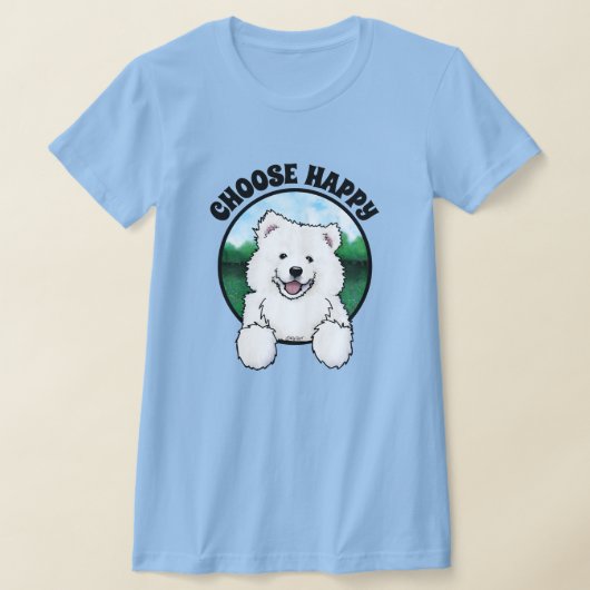 T-Shirt KiniArt Samoyède (Poser)