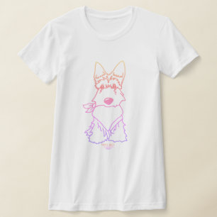 T-shirt KiniArt Scottish Terrier écossais
