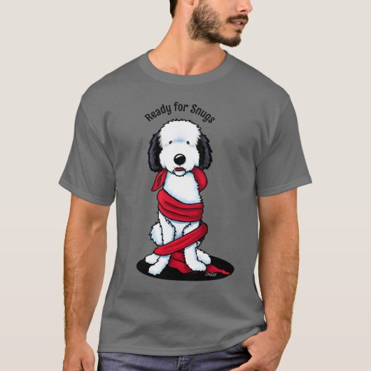 T-Shirt KiniArt Sheepadoodle (Devant)