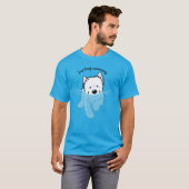 T-shirt KiniArt Swimming Westie (Devant entier)