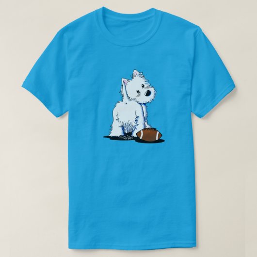 T-shirt KiniArt Tailgate Westie (Design devant)