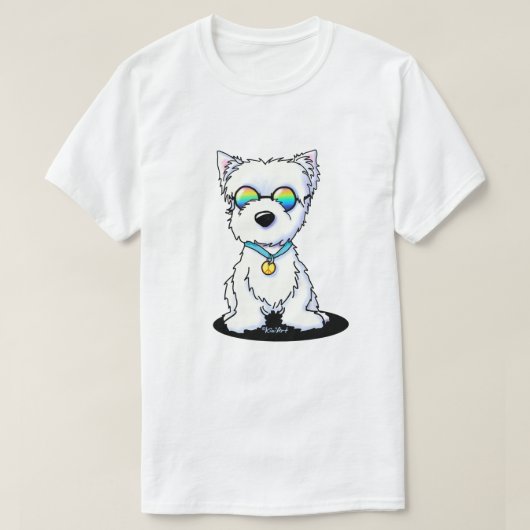 T-shirt KiniArt Westie (Design devant)