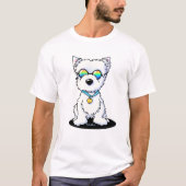 T-shirt KiniArt Westie (Devant)