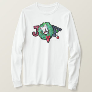 T-shirt KiniArt Westie Boy Joie de Noël