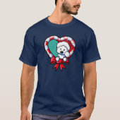 T-shirt KiniArt Westie Christmas Love (Devant)