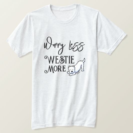 T-shirt KiniArt Westie Plus (Design devant)