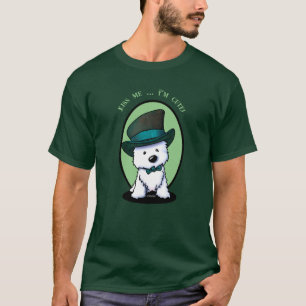 T-shirt KiniArt Westie Saint Patrick’s