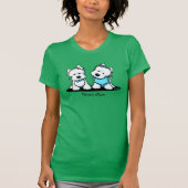 T-shirt KiniArt Westie Terriers (Devant)