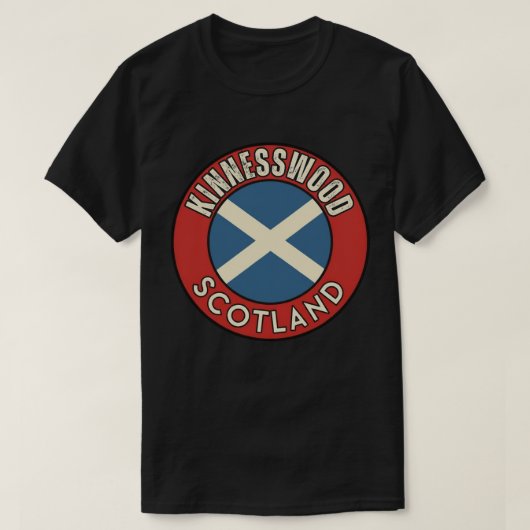 T-shirt Kinnesswood, Écosse (Design devant)