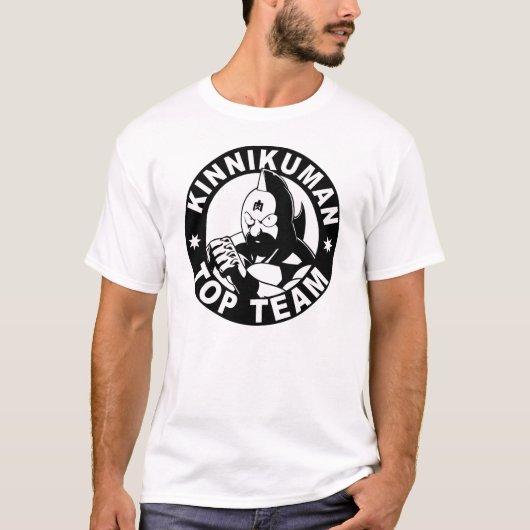 T-shirt Kinnikuman Top Man Hustle Muscle (Devant)