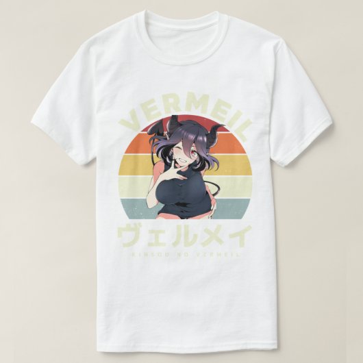 T-shirt Kinsou no vermeil - Vermeil (Design devant)
