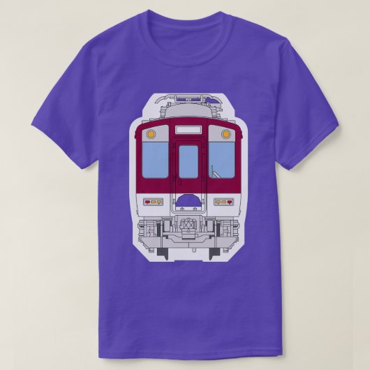 T-shirt Kintetsu Japon train électrique dessin avant (Design devant)