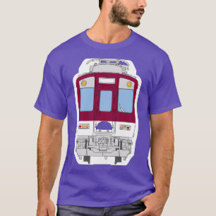T-shirt Kintetsu Japon train électrique dessin avant