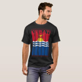 T-shirt Kiribati Vintage I Kiribati Drapeau Vacances (Devant entier)