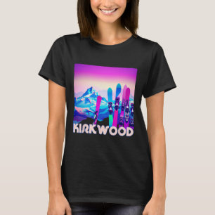 T-shirt Kirkwood Ski - Ski de style rétro 80 et snowboard