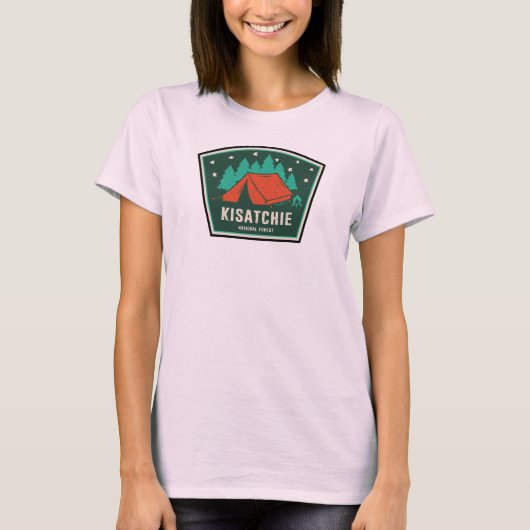 T-shirt Kisatchie Forêt nationale Louisiane Camping (Devant)