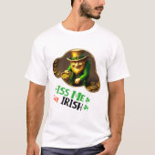 T-shirt Kiss Me, I am Irish - Emerald Isle Revelry (Devant)