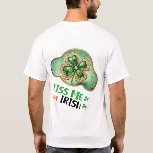 T-shirt Kiss Me, I am Irish - Irish Blessings (Dos)
