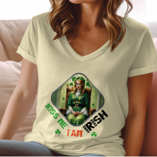 T-shirt Kiss Me, I am Irish - Shimmering Shamrock Ball