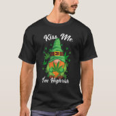 T-shirt Kiss Me I m Highrish Funny Gnome Canabis Weed, Can (Devant)