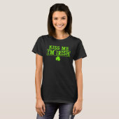 T-shirt Kiss Me I m Irish Idea St Patrick s Day (Devant entier)