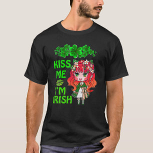 T-shirt Kiss Me I'm A Nurse Irish St Patrick's Day Lucky S