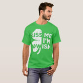 T-shirt Kiss Me Im Iowish  Saint Patrick Day Gift (Devant entier)