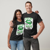 T-shirt Kiss me I'm irish indian St patricks day (Unisexe)