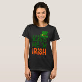T-shirt Kiss Me I'm Irish Leprechaun Hat St Patricks Day (Devant entier)