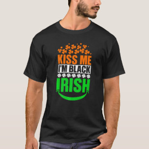 T-shirt Kiss Me It's My Birthday Patricks Day Irish C Sham