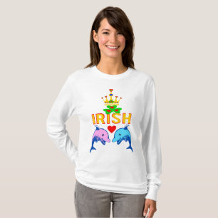 T-shirt ☘ Kiss Me Je suis Irlandais-Irlandais Règle Fabulo