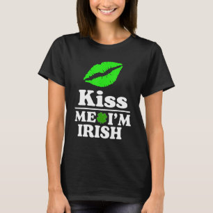 T-shirt Kiss Me Je suis Irlandais Saint Patrick Day 2022