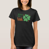 T-shirt Kiss Me Je suis Irlandais St. Patrick's Day (Devant)