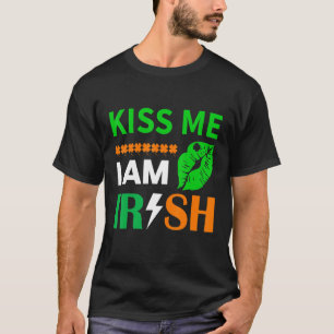 T-shirt Kiss Me Je suis Irlandais St Patrick's Day