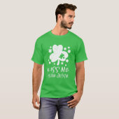 T-shirt Kiss Me Sensibilisation sur l'autisme Shamrock St  (Devant entier)