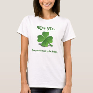 T-shirt "Kiss Me" Shamrock St. Patrick's Day