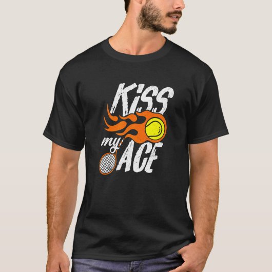 T-shirt Kiss My Ace Tennis (Devant)