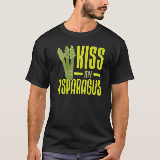 T-shirt Kiss My Asparagus Garden Vegetarian Vega